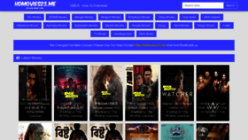What Hdmovies23.me website looked like in 2022 (1 year ago)
