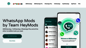 What Heymods.com website looked like in 2022 (1 year ago)