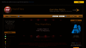 What Hamfiles.co.uk website looked like in 2022 (1 year ago)