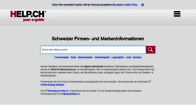 What Help.ch website looked like in 2022 (1 year ago)