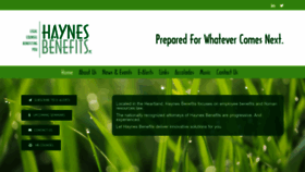 What Haynesbenefits.com website looked like in 2022 (1 year ago)