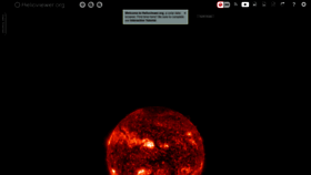 What Helioviewer.org website looked like in 2022 (1 year ago)