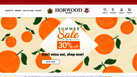 What Horwood.co.uk website looked like in 2022 (1 year ago)