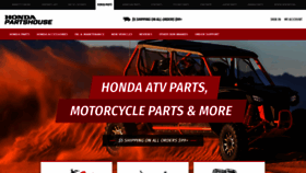 What Hondapartshouse.com website looked like in 2022 (1 year ago)