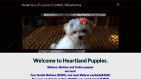 What Heartlandpuppiesok.com website looked like in 2022 (1 year ago)