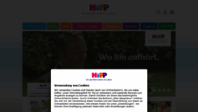 What Hipp.at website looked like in 2022 (1 year ago)