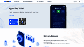 What Hyperpay.tech website looked like in 2022 (3 years ago)