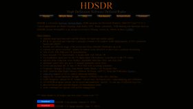 What Hdsdr.de website looked like in 2022 (1 year ago)