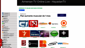 What Hayastantv.com website looked like in 2022 (1 year ago)