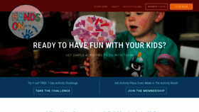 What Handsonaswegrow.com website looked like in 2022 (1 year ago)