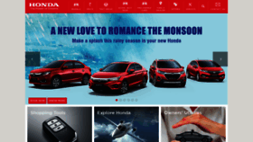 What Hondacarindia.com website looked like in 2022 (1 year ago)