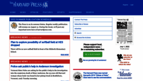 What Harvardpress.com website looked like in 2022 (1 year ago)