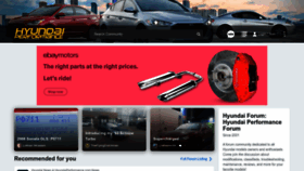 What Hyundaiperformance.com website looked like in 2022 (1 year ago)