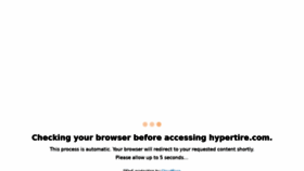 What Hypertire.com website looked like in 2022 (1 year ago)