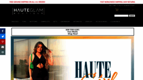 What Hauteglamboutique.com website looked like in 2022 (1 year ago)