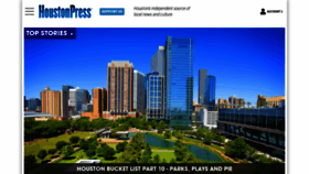 What Houstonpress.com website looked like in 2022 (1 year ago)
