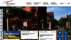 What Holzminden.de website looked like in 2022 (1 year ago)