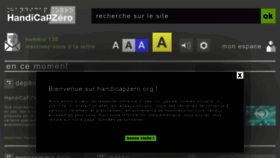 What Handicapzero.org website looked like in 2022 (1 year ago)
