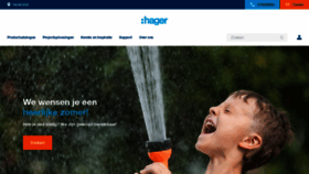 What Hager.nl website looked like in 2022 (1 year ago)