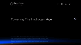 What Horizonfuelcell.com website looked like in 2022 (1 year ago)