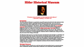 What Hitler.org website looked like in 2022 (1 year ago)