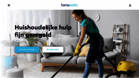 What Homeworks.nl website looked like in 2022 (1 year ago)