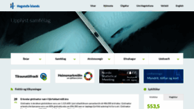 What Hagstofa.is website looked like in 2022 (3 years ago)