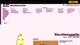 What Hausfrauenseite.de website looked like in 2022 (1 year ago)