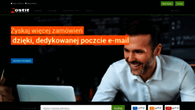 What Hostit.pl website looked like in 2022 (1 year ago)
