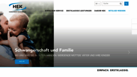 What Hek.de website looked like in 2022 (1 year ago)