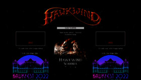 What Hawkwind.com website looked like in 2022 (1 year ago)