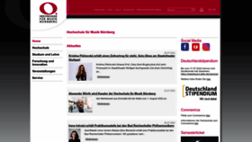 What Hfm-nuernberg.de website looked like in 2022 (1 year ago)
