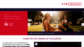 What Hamptoncourtpalacefestival.com website looked like in 2022 (1 year ago)