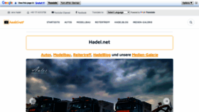 What Hadel.net website looked like in 2022 (1 year ago)