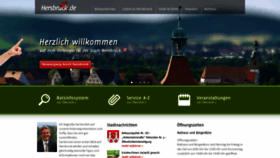 What Hersbruck.de website looked like in 2022 (1 year ago)