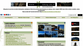 What Hiking-site.nl website looked like in 2022 (1 year ago)