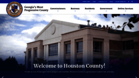 What Houstoncountyga.org website looked like in 2022 (1 year ago)