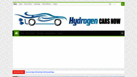 What Hydrogencarsnow.com website looked like in 2022 (1 year ago)