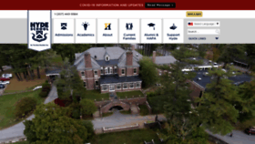 What Hyde.edu website looked like in 2022 (2 years ago)