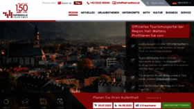 What Hall-wattens.at website looked like in 2022 (4 years ago)