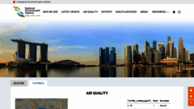 What Haze.gov.sg website looked like in 2022 (3 years ago)