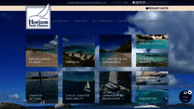 What Horizonyachtcharters.com website looked like in 2022 (1 year ago)