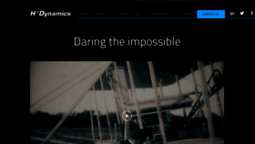 What H3dynamics.com website looked like in 2022 (1 year ago)