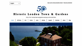 What Historiclondontown.org website looked like in 2022 (1 year ago)