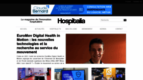 What Hospitalia.fr website looked like in 2022 (1 year ago)