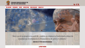 What Holyseemission.org website looked like in 2022 (1 year ago)