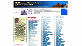 What Hillmanwonders.com website looked like in 2022 (1 year ago)