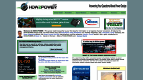 What How2power.com website looked like in 2022 (1 year ago)
