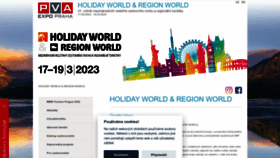 What Holidayworld.cz website looked like in 2022 (1 year ago)
