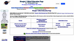 What Hoagiesgifted.org website looked like in 2022 (1 year ago)